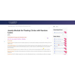 Joomla Module for Floating Circles with Random Colors